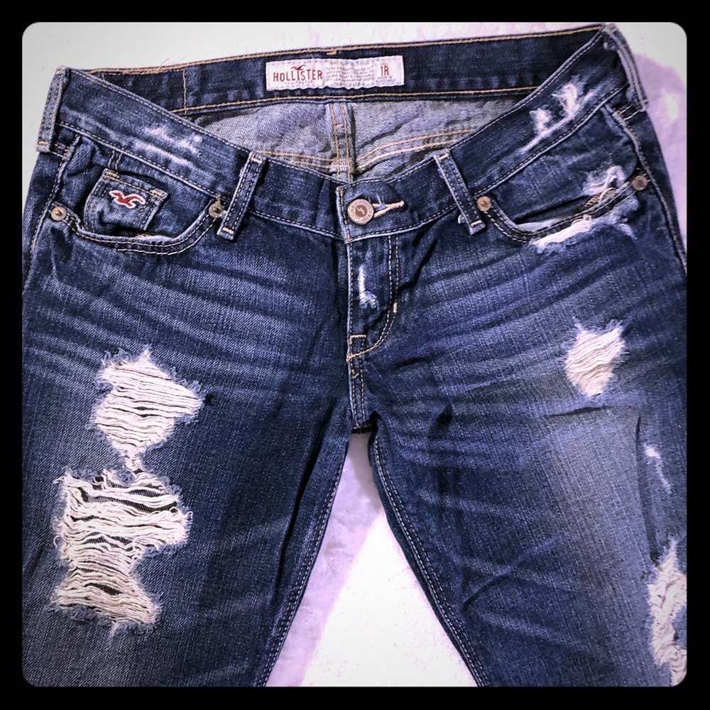 Distressed Hollister Jeans
